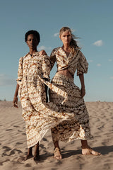 Tamara Abstract Midi Dress - FINAL SALE