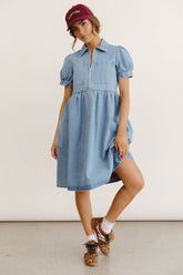 Georgia Denim Midi Dress - FINAL SALE