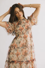 Janette Floral Midi Dress - FINAL SALE