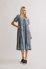 Maribel Denim Midi Dress