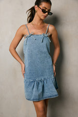 Mardie Denim Mini Dress - FINAL SALE