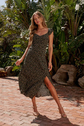 Grayson Floral Maxi Dress in Black - FINAL SALE