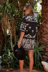 Alexsis Embroidered Mini Dress - FINAL SALE