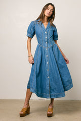 Mylie Denim Maxi Dress