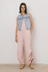 Tristan Knit Jumpsuit in Pink - FINAL SALE