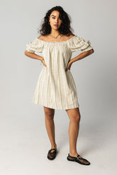 Drew Striped Babydoll Dress