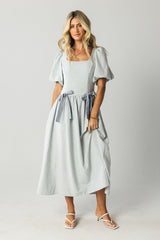 Elyse Gingham Maxi Dress