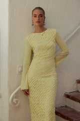 Bell Ruffle Maxi Dress