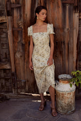 Ayden Floral Midi Dress