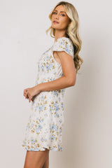 Leo Lace Trim Mini Dress