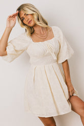 Parker Embroidered Mini Dress