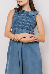 Fallon Denim Midi Dress