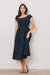 Kimber Plaid Midi Dress