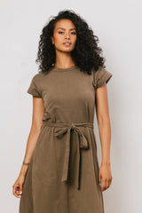 Saxton Maxi Dress in Olive