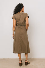 Saxton Maxi Dress in Olive