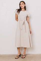 Saxton Maxi Dress in Bone