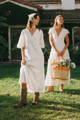 PREORDER- Paulina Embroidered Maxi Dress