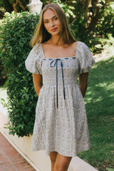 Arlet Smocked Mini Dress