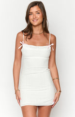Choose Me White Mini Dress