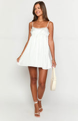 Hansel White Lace Mini Dress