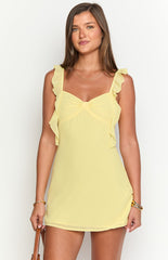 Joyce Yellow Mini Dress
