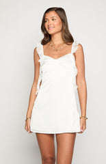 Joyce White Mini Dress
