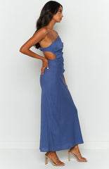 Lene Blue Maxi Dress