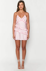 Lydia Pink Mini Dress