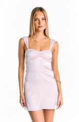 Raph Light Pink Party Mini Dress