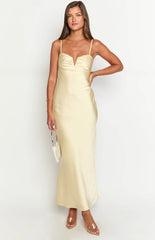 Silvy Yellow Maxi Dress