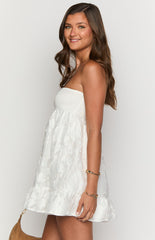 Wiley White Strapless Mini Dress