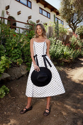 Scarlett Polka Dot Midi Dress