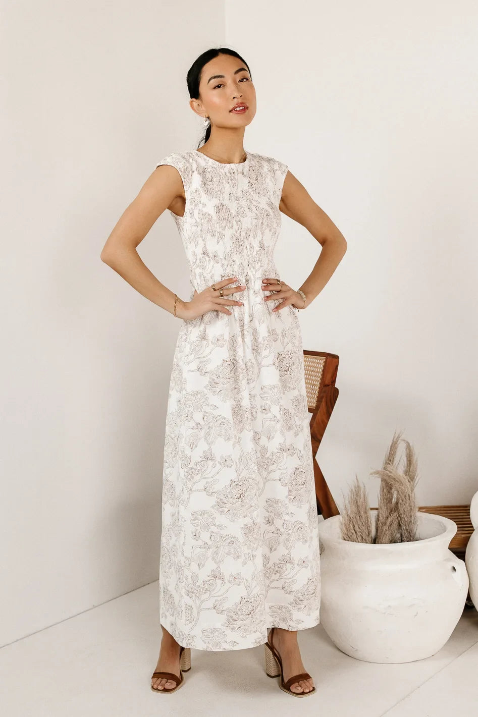 Elias Smocked Maxi Dress