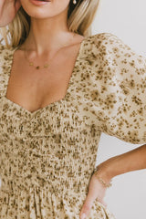 Justine Smocked Midi Dress - FINAL SALE