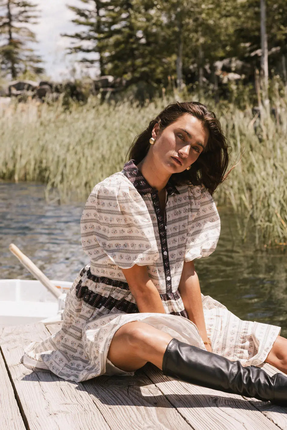 Constance Printed Mini Dress - FINAL SALE