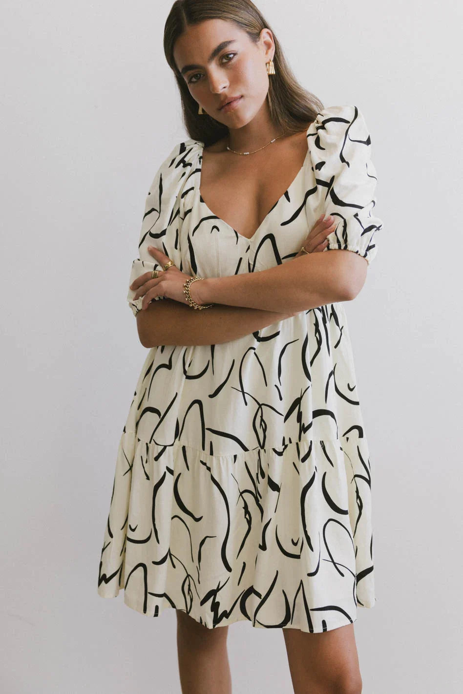 Caplan Abstract Mini Dress - FINAL SALE