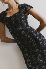 Kensie Ruched Midi Dress - FINAL SALE