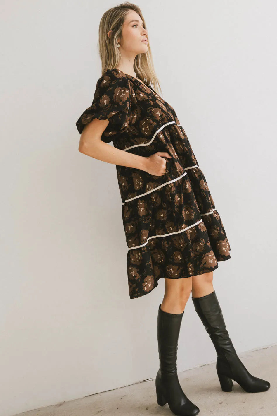 Ostella Floral Midi Dress - FINAL SALE