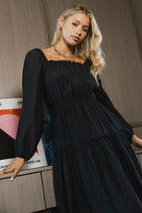 Finnian Midi Dress in Navy - FINAL SALE