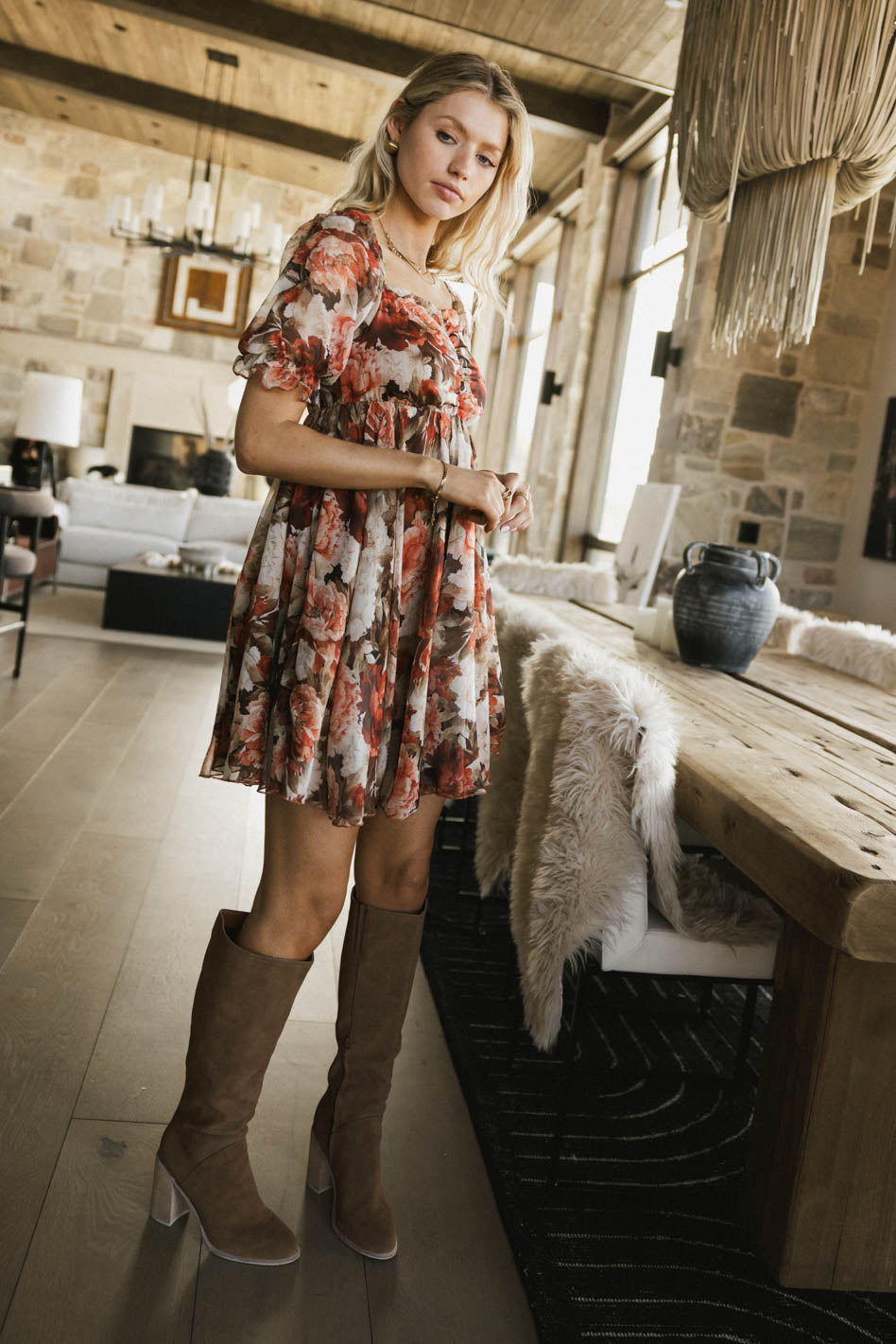 Jackee Floral Mini Dress - FINAL SALE