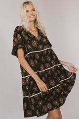 Ostella Floral Midi Dress - FINAL SALE