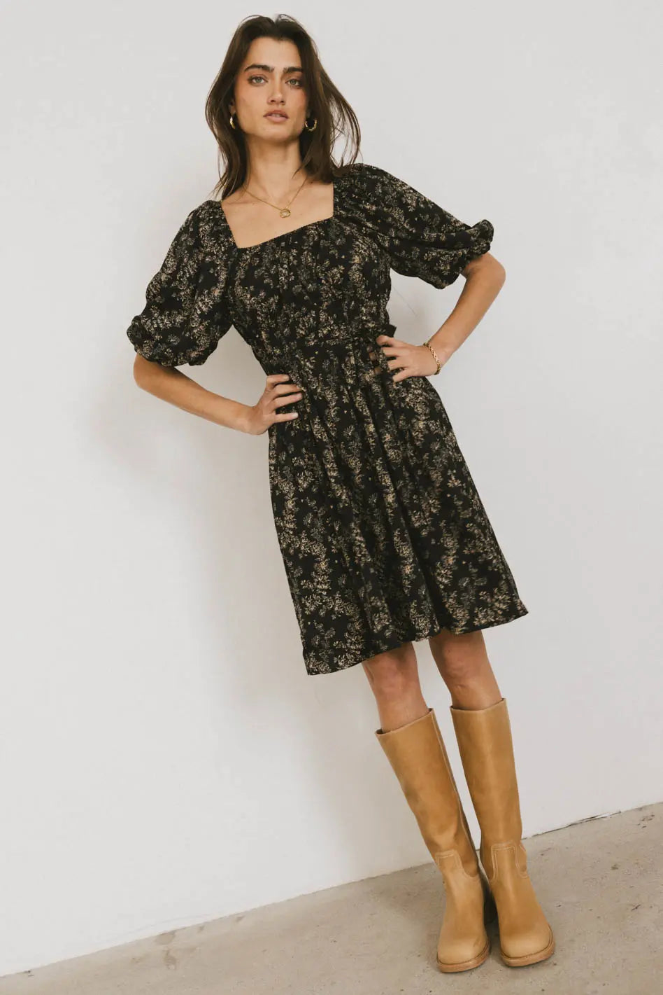 Bellamy Mini Dress in Black - FINAL SALE