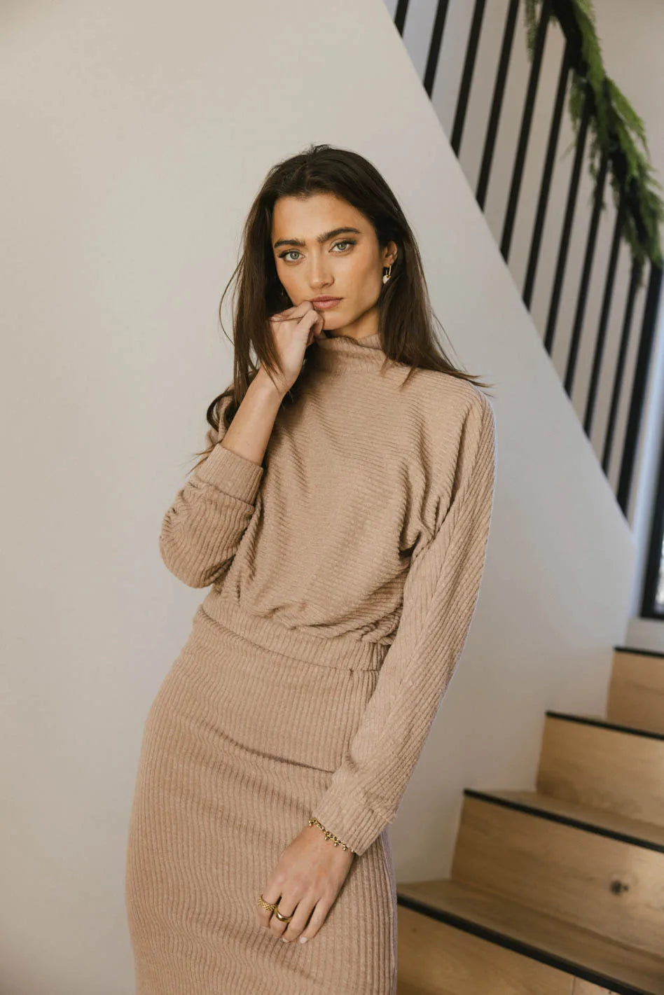 Ulrich Sweater Dress in Tan - FINAL SALE