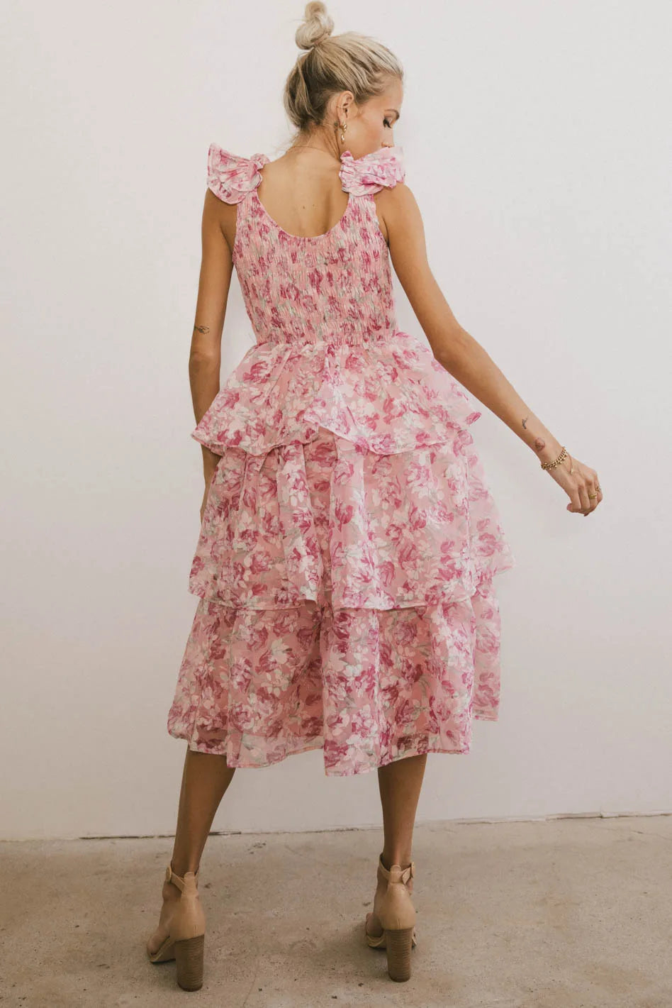 Absedee Floral Midi Dress - FINAL SALE