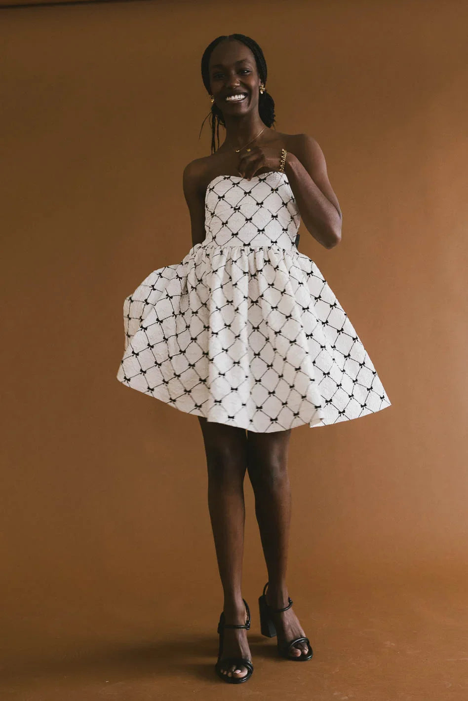 Sienna Bow Mini Dress - FINAL SALE