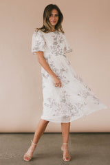 Evelise Floral Midi Dress - FINAL SALE