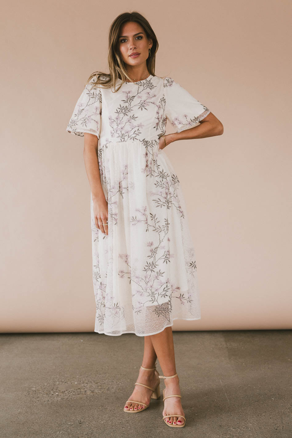 Evelise Floral Midi Dress - FINAL SALE