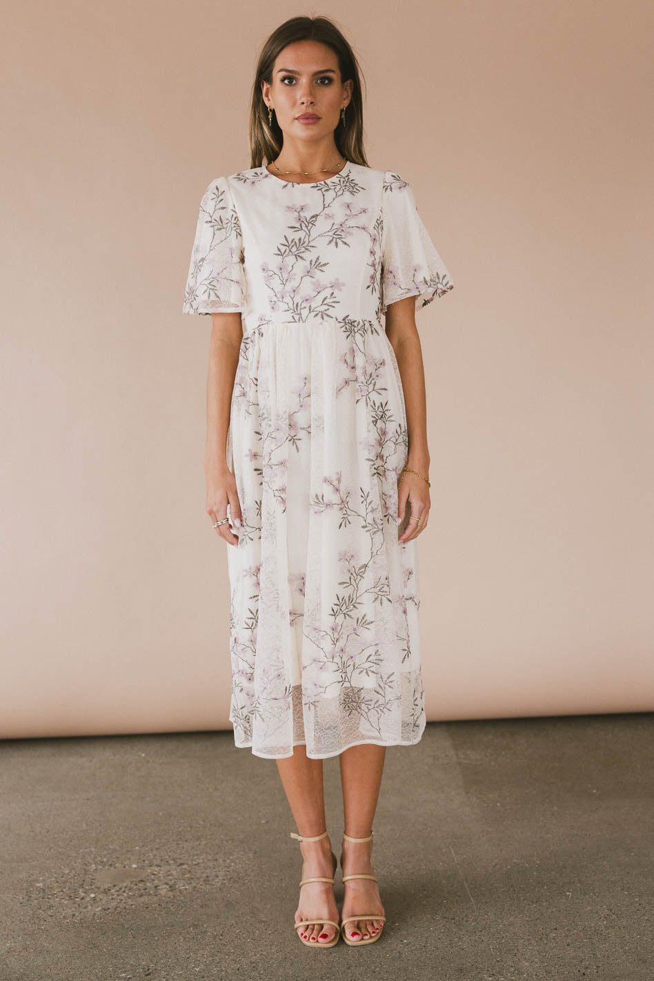 Evelise Floral Midi Dress - FINAL SALE