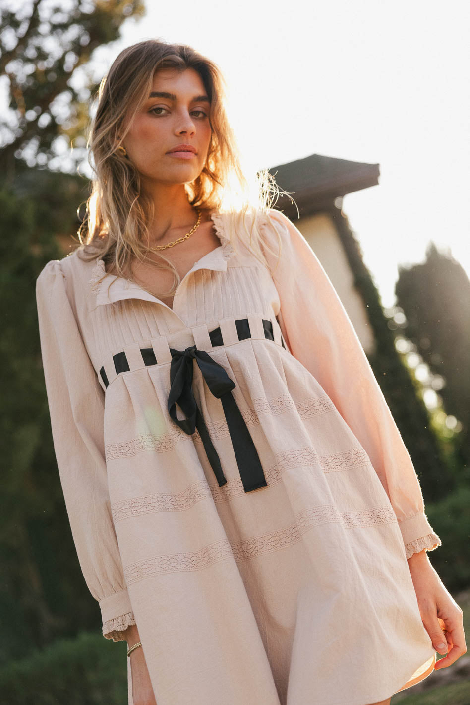 Emmie Lace Mini Dress - FINAL SALE