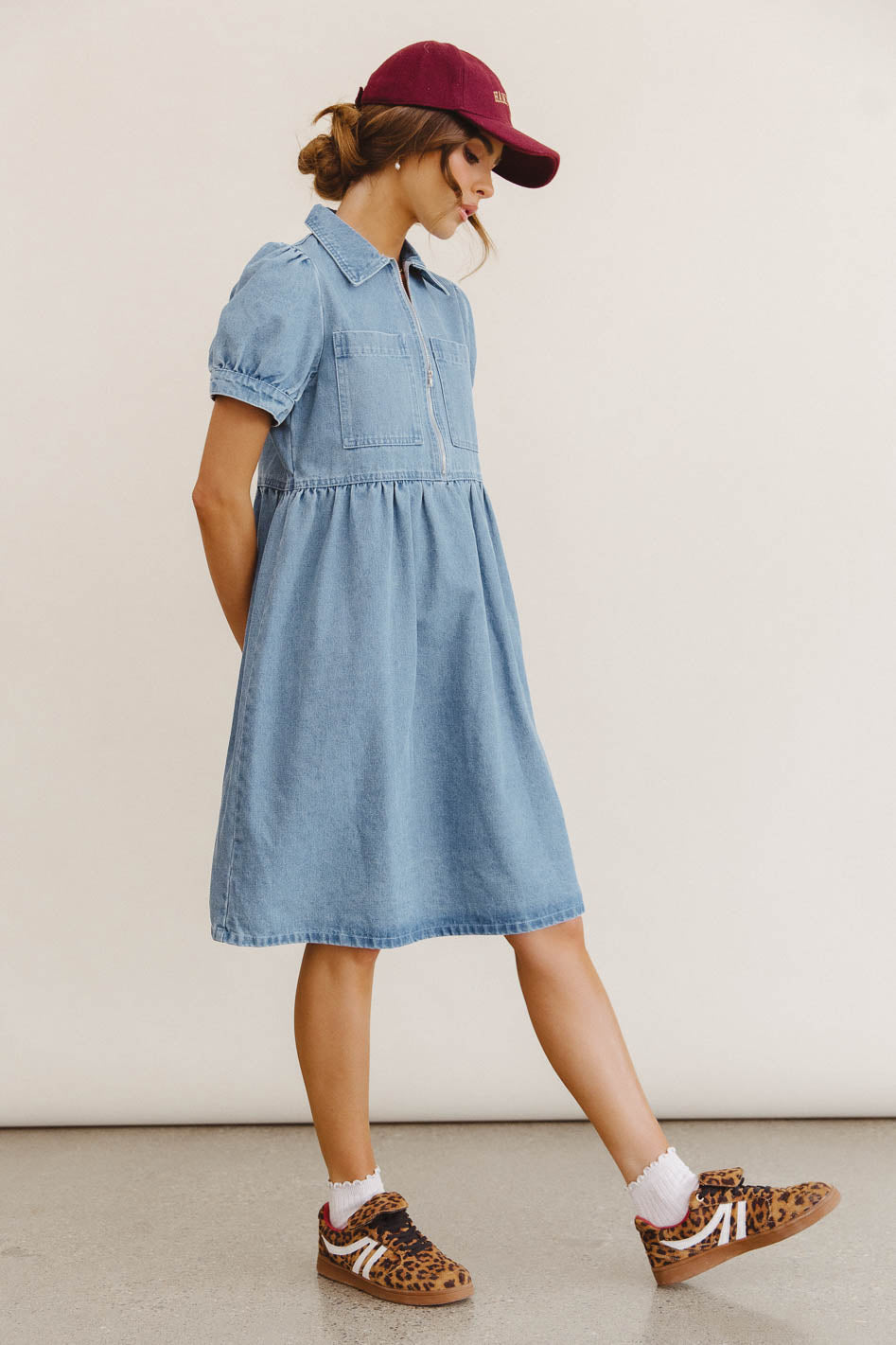 Georgia Denim Midi Dress - FINAL SALE